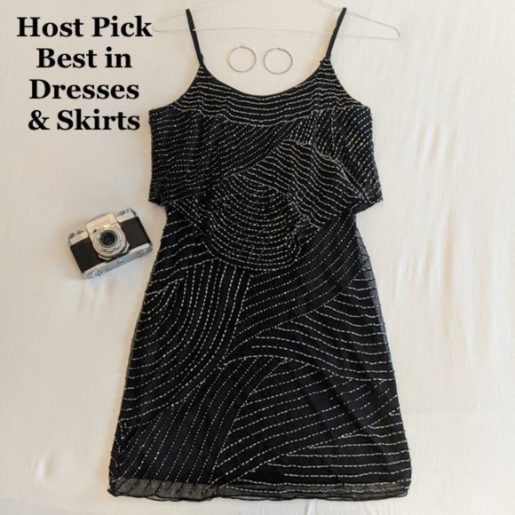 J Kara Dresses & Skirts - J Kara Beaded Black Dress